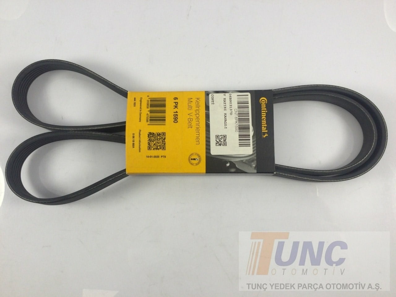 CONTINENTAL 6PK1590 V Kayışı 06B903137D uygun fiyat hızlı kargo