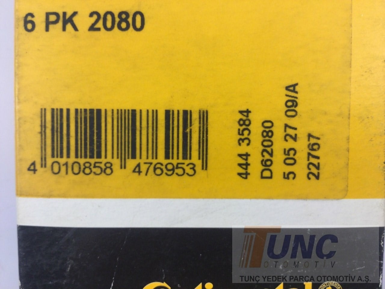 CONTINENTAL 6PK2080 V Kayışı 074903137BA uygun fiyat hızlı kargo