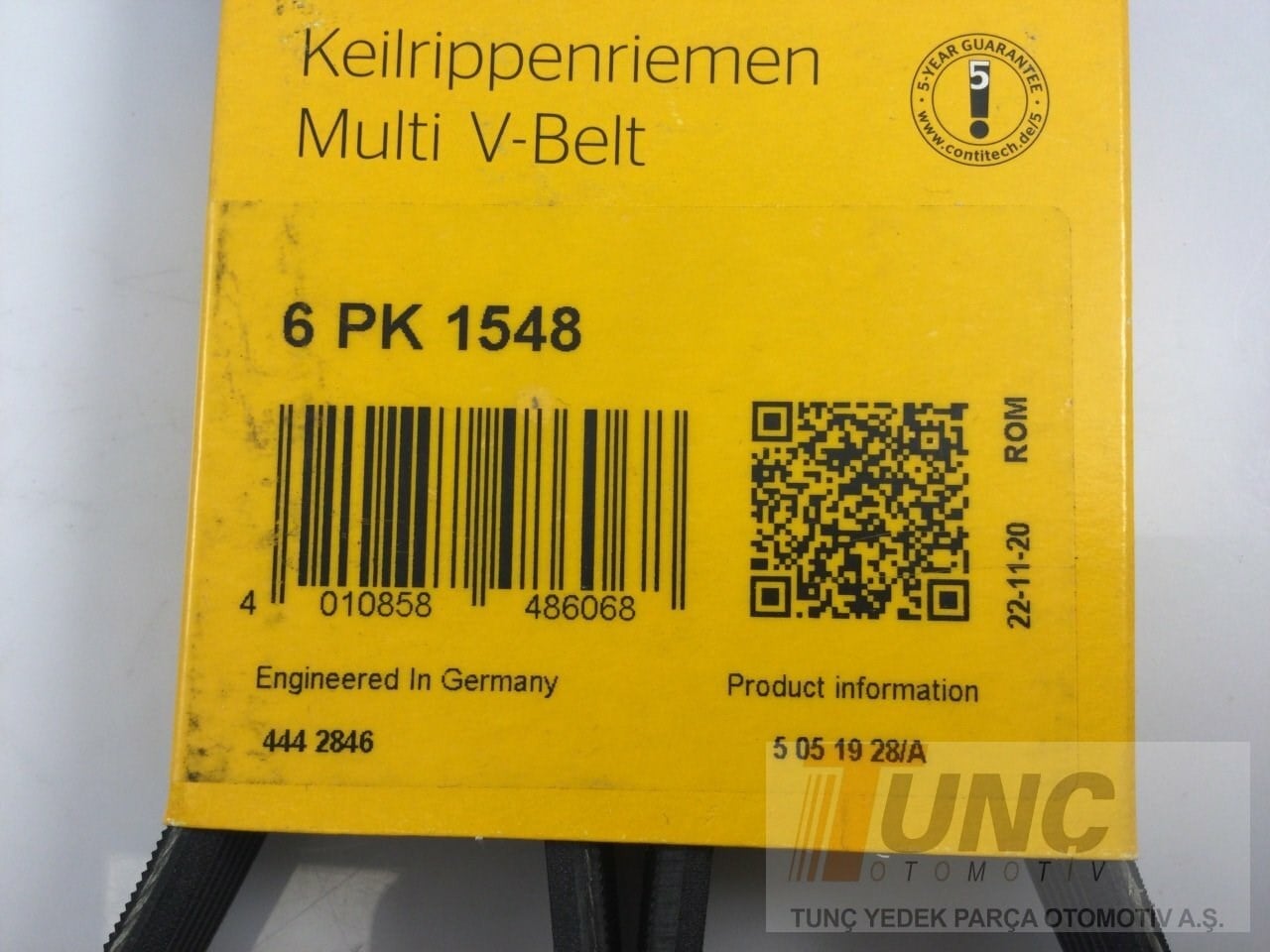CONTINENTAL 6PK1548 V Kayışı 036145933H uygun fiyat hızlı kargo
