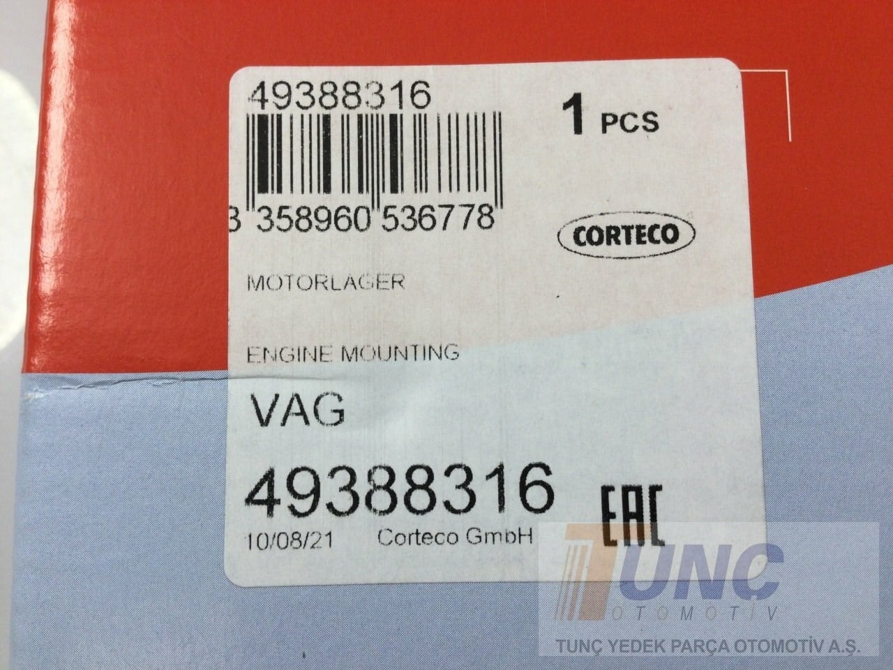 CORTECO 49388316 Motor Kulağı 5Q0199855N uygun fiyat hızlı kargo