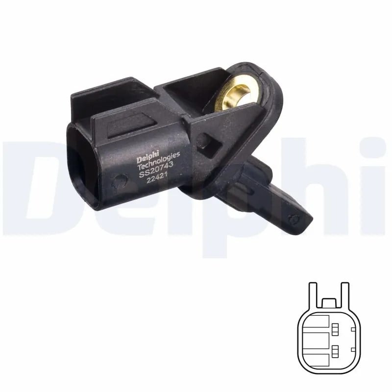 DELPHI SS20743 ABS Devir Sensörü 1690865 uygun fiyat hızlı kargo