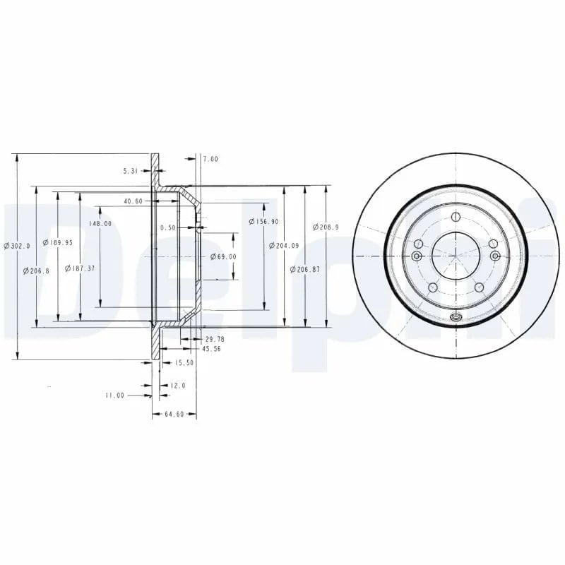 DELPHI BG4335 Fren Diski 58411 2P000 uygun fiyat hızlı kargo