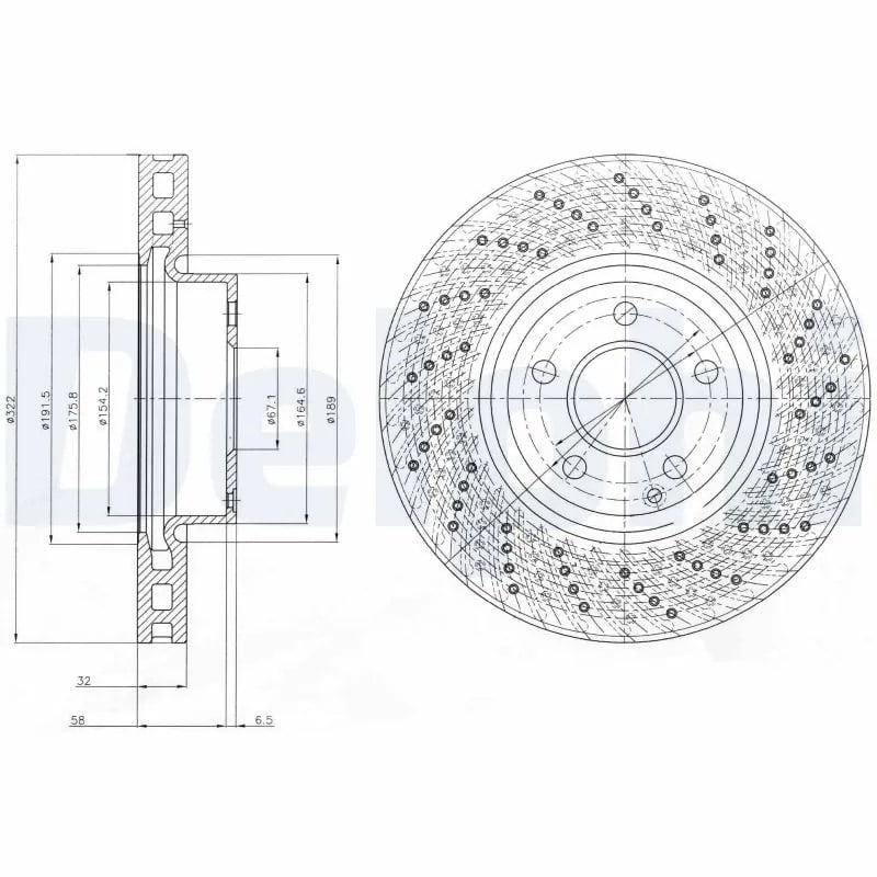 DELPHI BG9076C Fren Diski 0004211112 uygun fiyat hızlı kargo