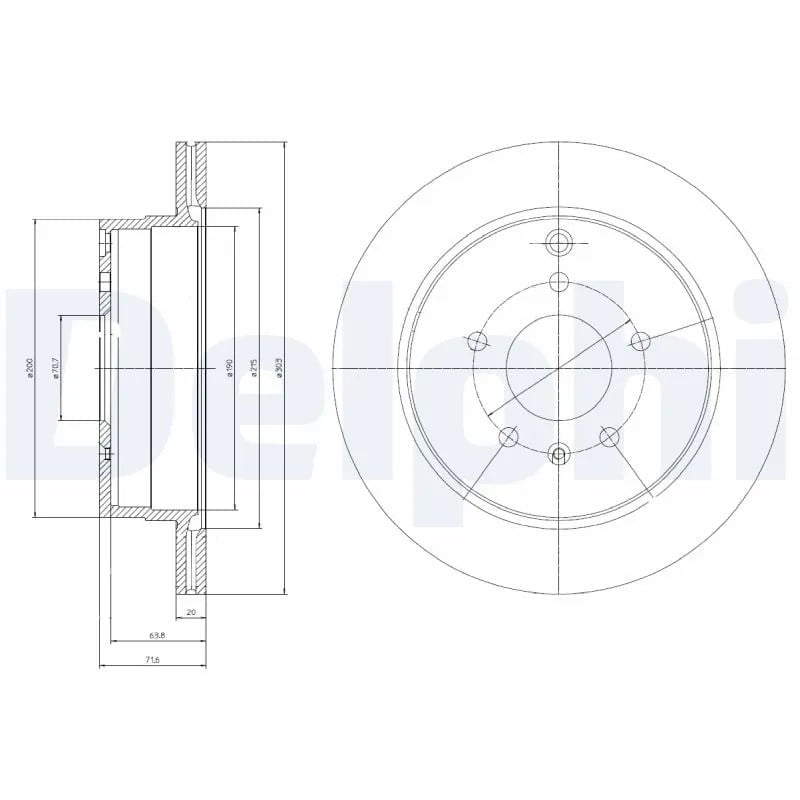 DELPHI BG4069 Fren Diski 20968395 uygun fiyat hızlı kargo