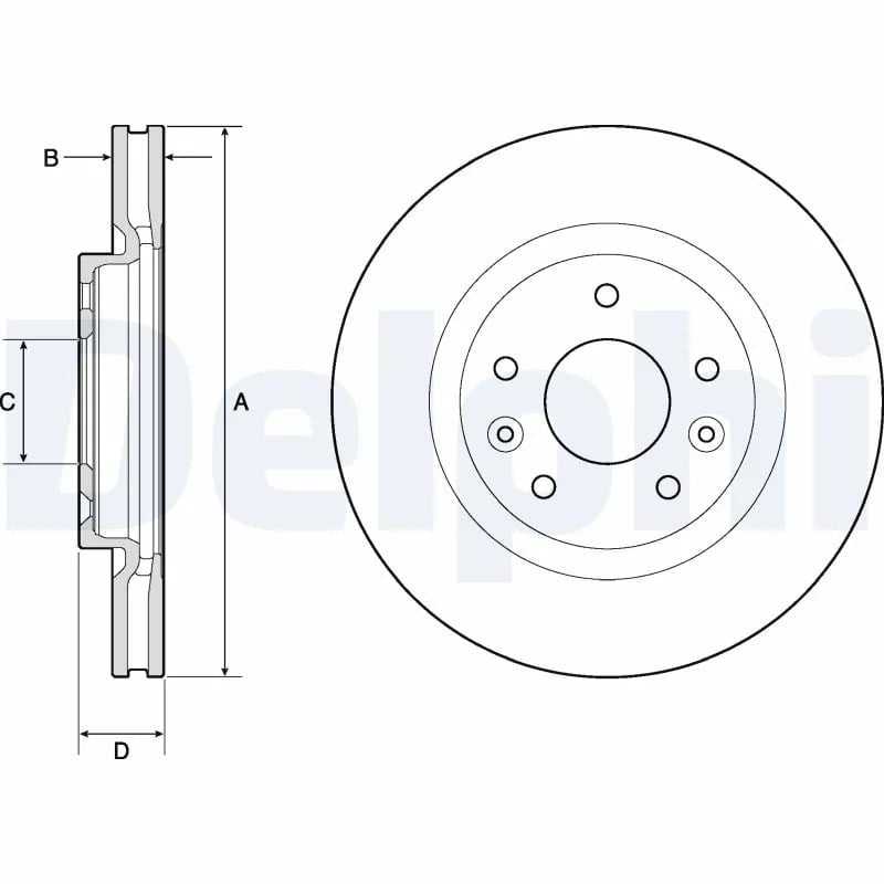 DELPHI BG4770C Fren Diski 40206 4EA0A uygun fiyat hızlı kargo