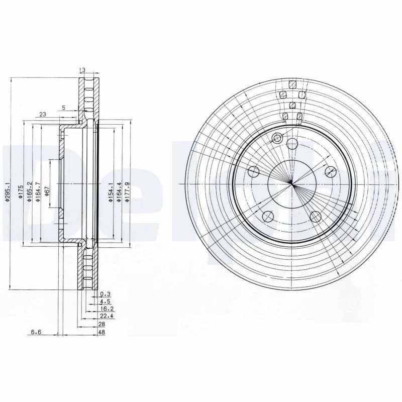 DELPHI BG3755C Fren Diski 2114210712 uygun fiyat hızlı kargo