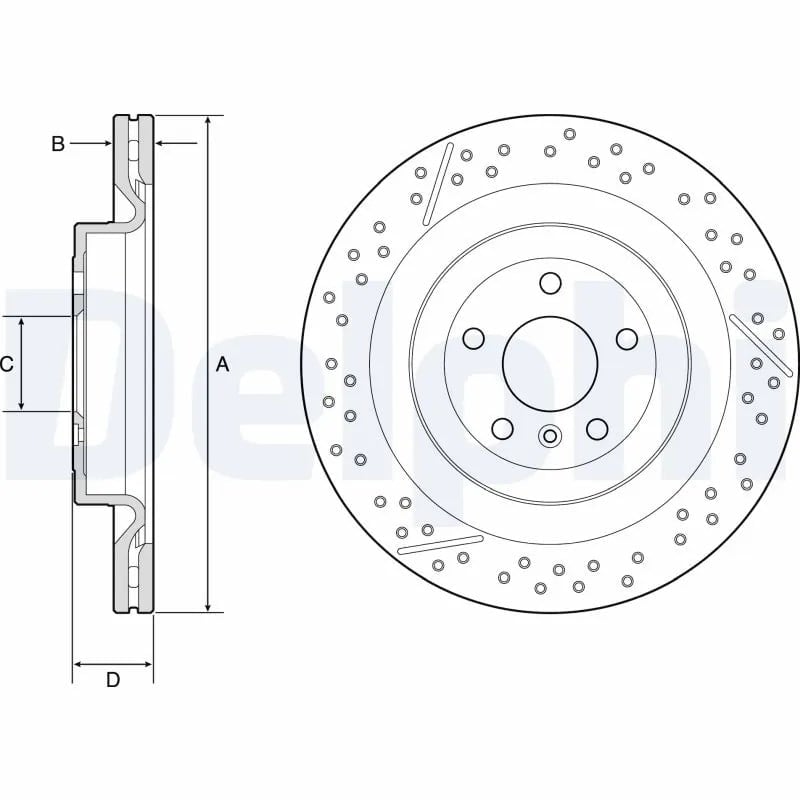 DELPHI BG9223C Fren Diski 1664230512 uygun fiyat hızlı kargo