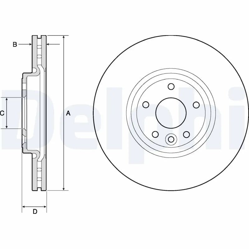 DELPHI BG4765C Fren Diski T4N1799 uygun fiyat hızlı kargo