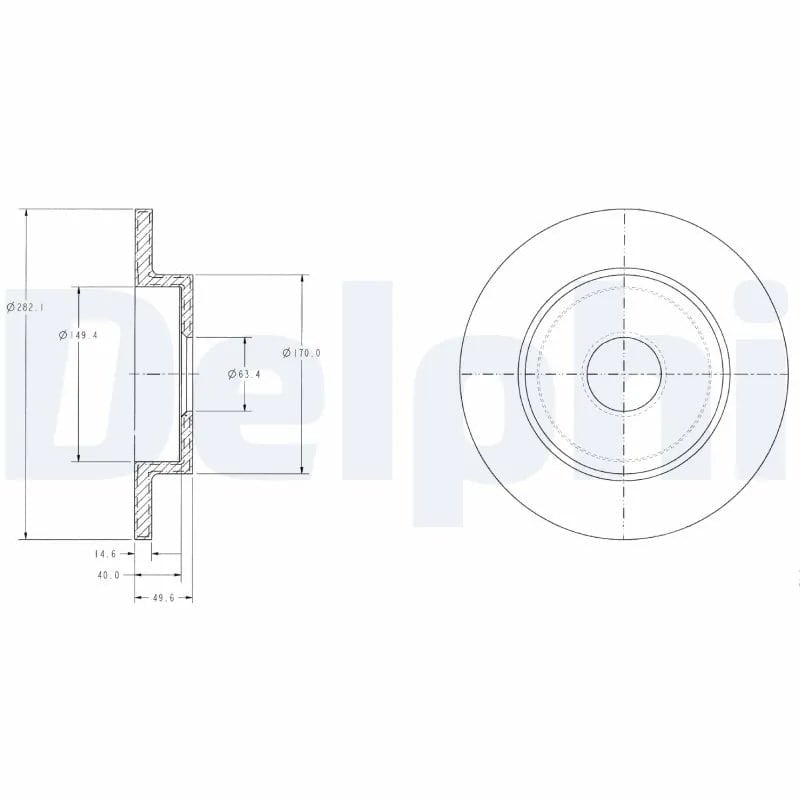 DELPHI BG3761 Fren Diski 43206 4U101 uygun fiyat hızlı kargo