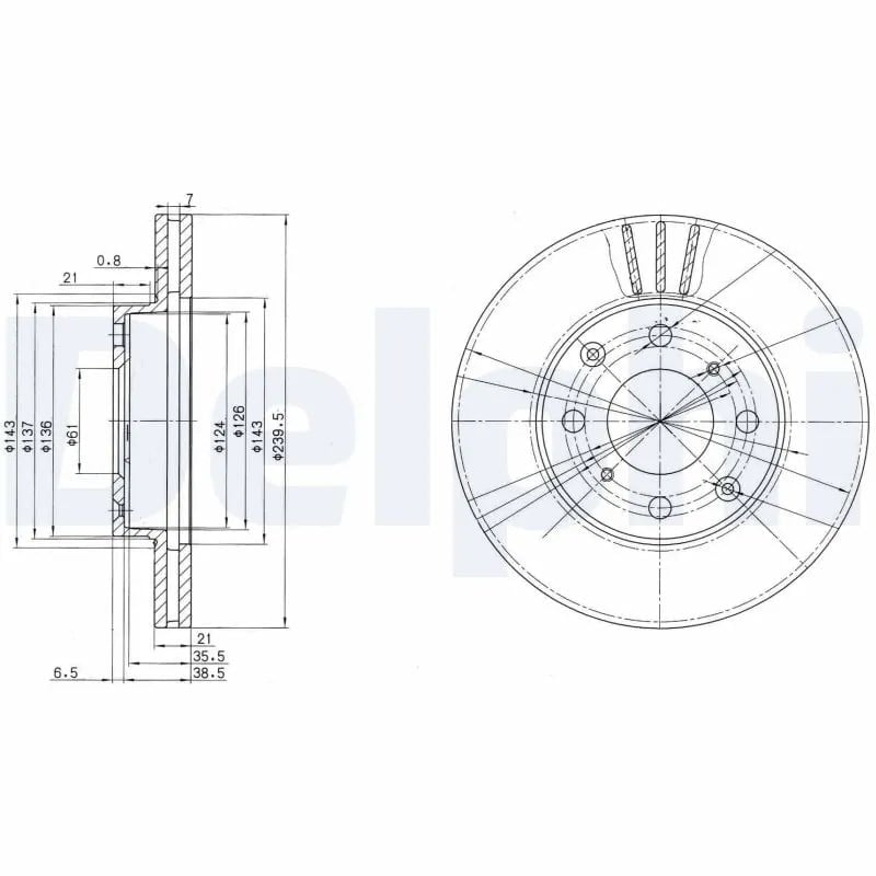 DELPHI BG2673 Fren Diski 45251 5H3 A00 uygun fiyat hızlı kargo