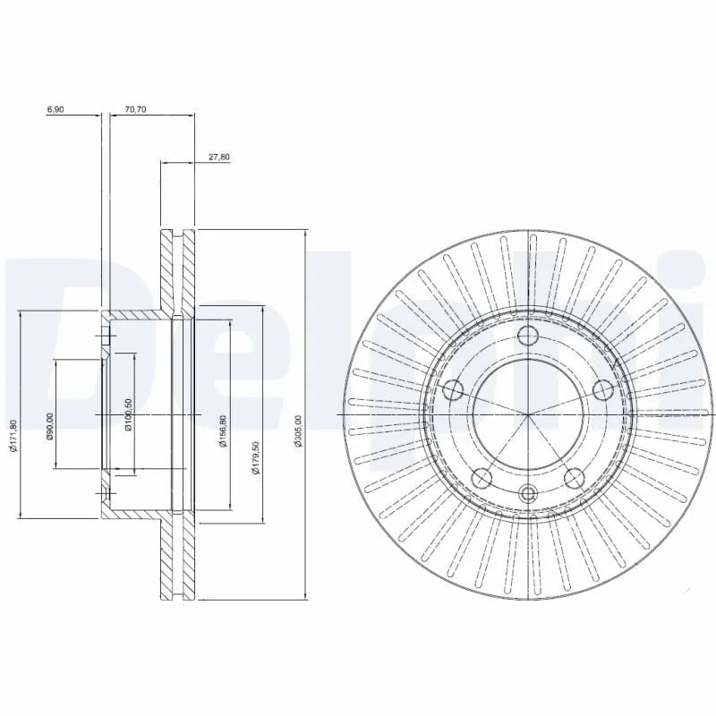 DELPHI BG9692 Fren Diski 4403038 uygun fiyat hızlı kargo