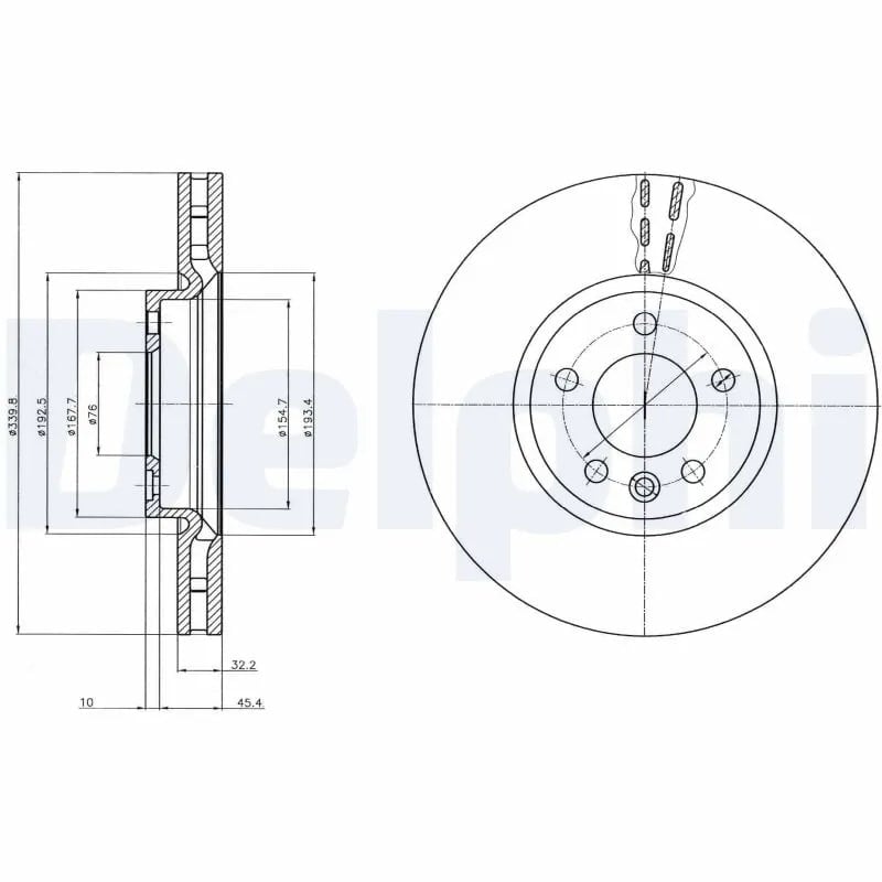 DELPHI BG9106 Fren Diski 7E0615301C uygun fiyat hızlı kargo