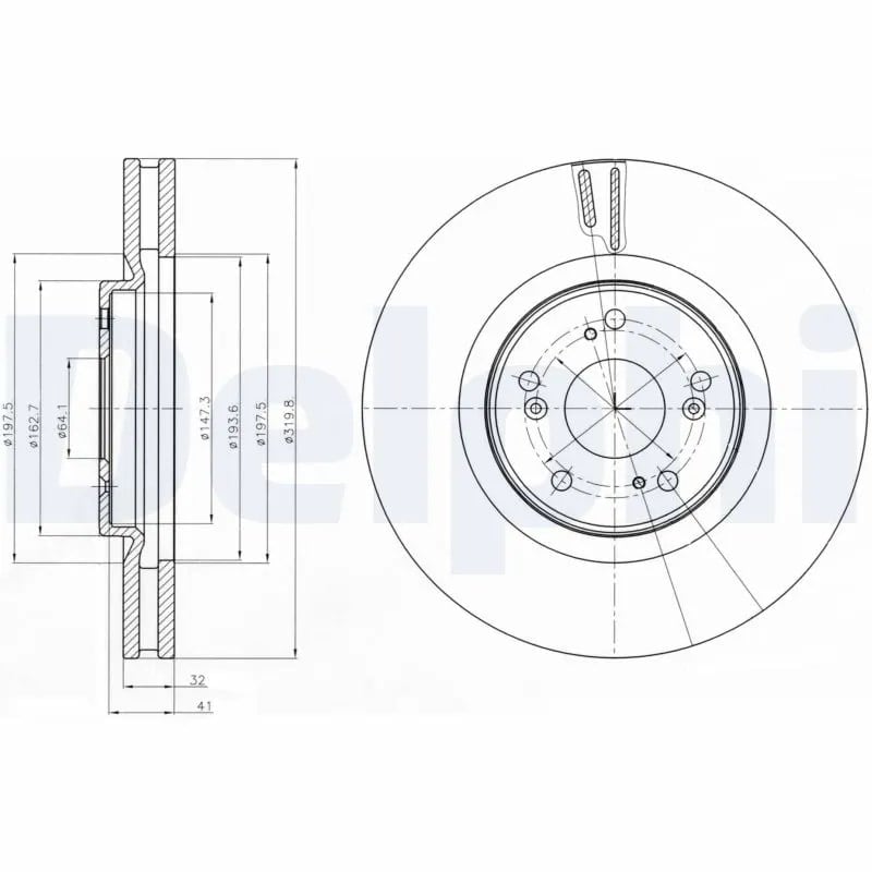 DELPHI BG4225 Fren Diski 45251 TL0 G51 uygun fiyat hızlı kargo