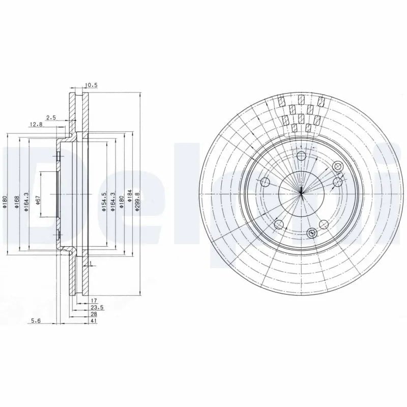 DELPHI BG3396 Fren Diski 2034210512 uygun fiyat hızlı kargo