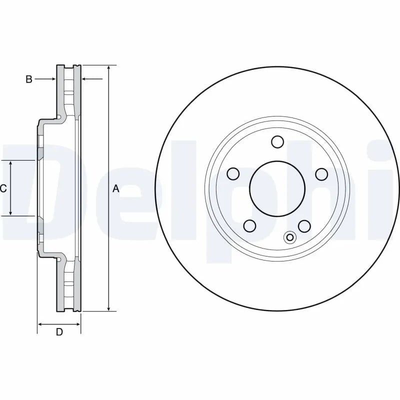 DELPHI BG4646C Fren Diski 2464210112 uygun fiyat hızlı kargo