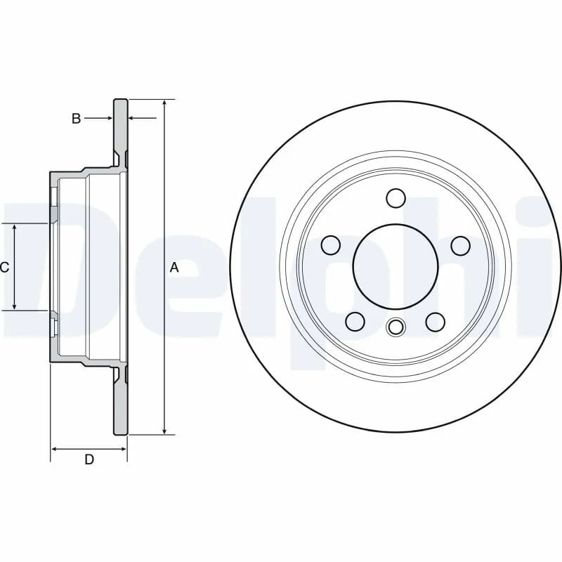 DELPHI BG4649C Fren Diski 34216792225 uygun fiyat hızlı kargo