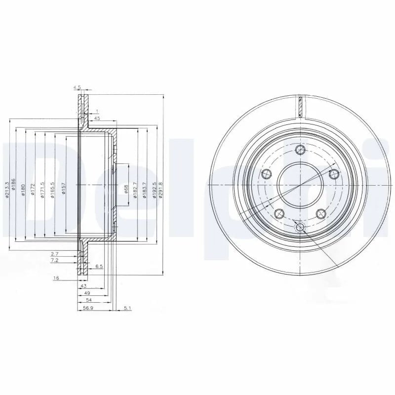 DELPHI BG3765C Fren Diski 432003112R uygun fiyat hızlı kargo