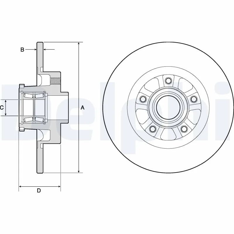 DELPHI BG9190RSC Fren Diski 432006028R uygun fiyat hızlı kargo