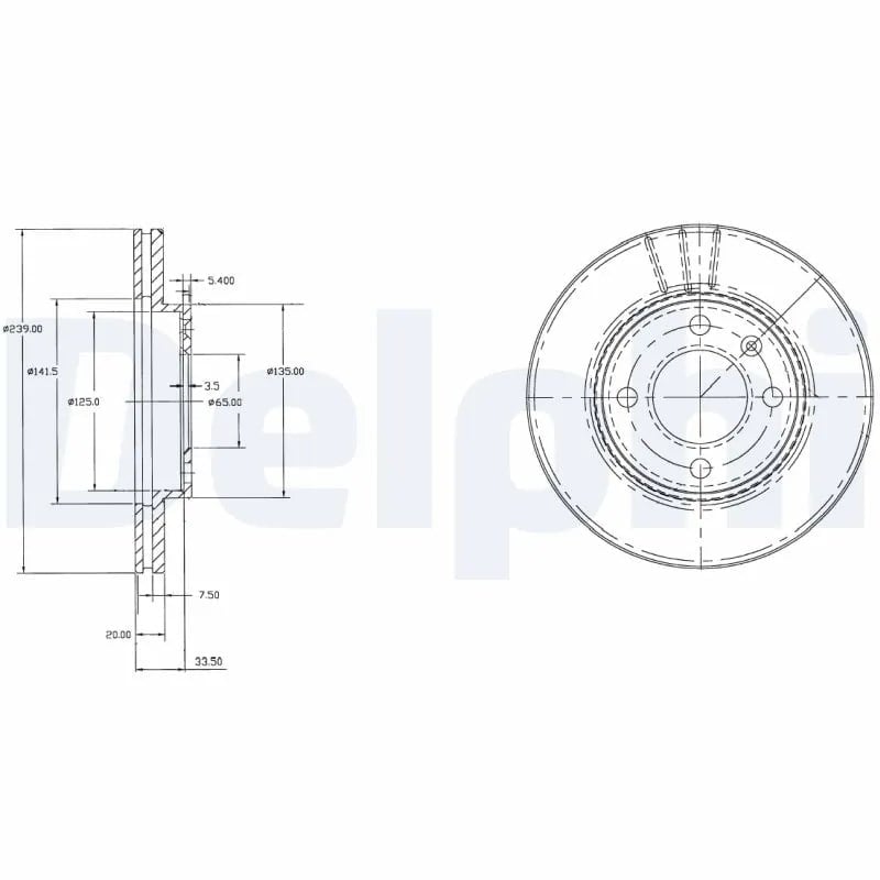 DELPHI BG2109 Fren Diski 321615301A uygun fiyat hızlı kargo