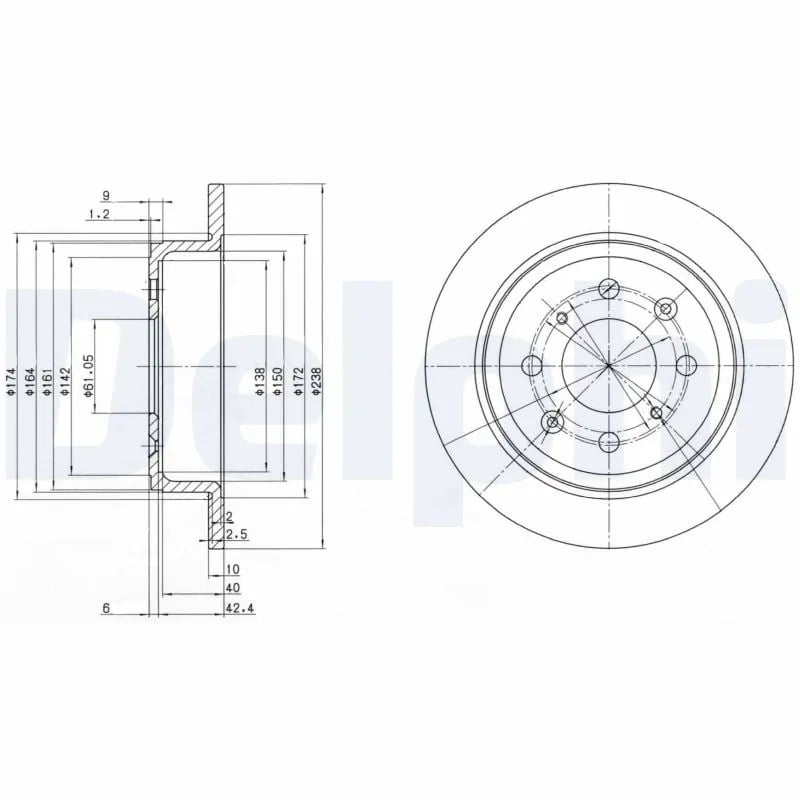 DELPHI BG2538 Fren Diski 42510 SH3 000 uygun fiyat hızlı kargo