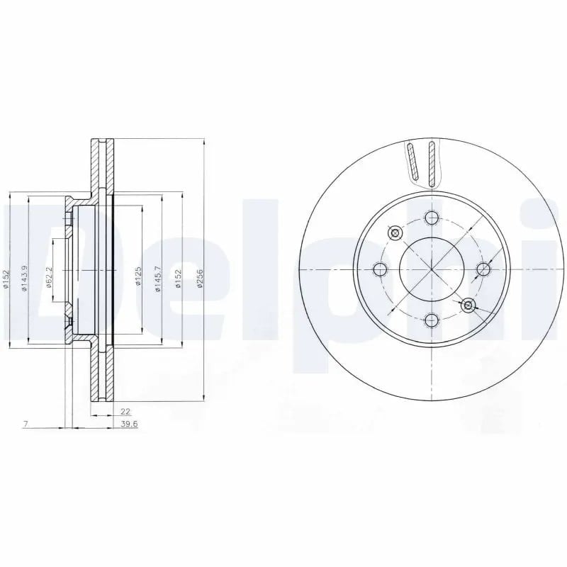 DELPHI BG4096 Fren Diski 51712 1G000 uygun fiyat hızlı kargo