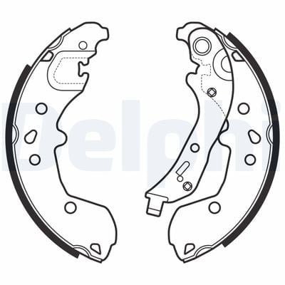 DELPHI LS2148 Fren Kampana Balatası 2Q0698525 uygun fiyat hızlı kargo