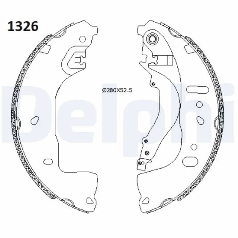 DELPHI LS2197 Fren Kampana Balatası 1EA698525 uygun fiyat hızlı kargo