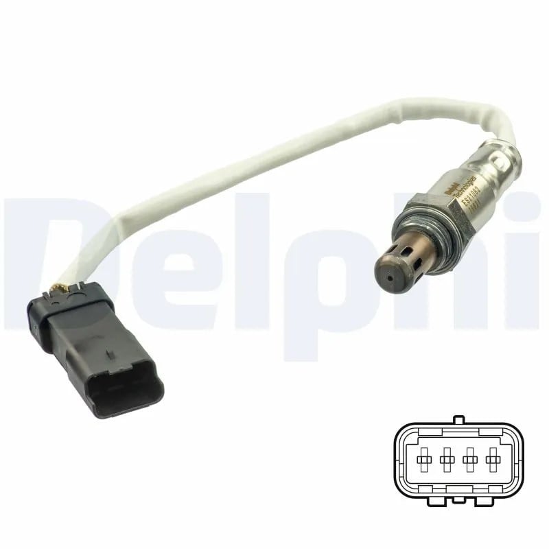 DELPHI ES21062 12B1 Oksijen Sensörü Lambda Sensörü 9802294280 uygun fiyat hızlı kargo