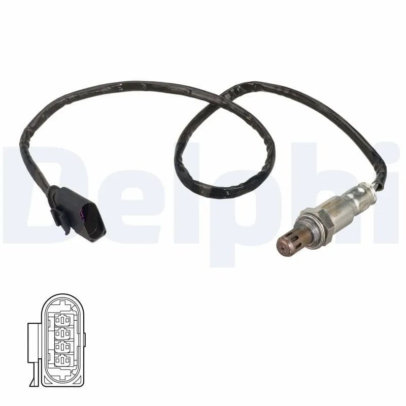 DELPHI ES21129 12B1 Oksijen Sensörü Lambda Sensörü 04E906262ER uygun fiyat hızlı kargo