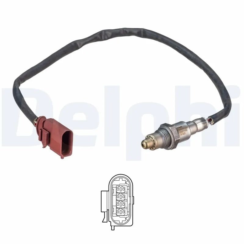 DELPHI ES21154 12B1 Oksijen Sensörü Lambda Sensörü 04C906262J uygun fiyat hızlı kargo