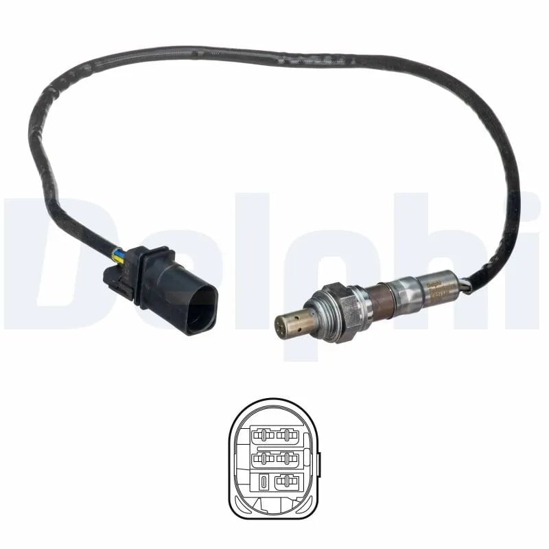 DELPHI ES21145 12B1 Oksijen Sensörü Lambda Sensörü 51801278 uygun fiyat hızlı kargo