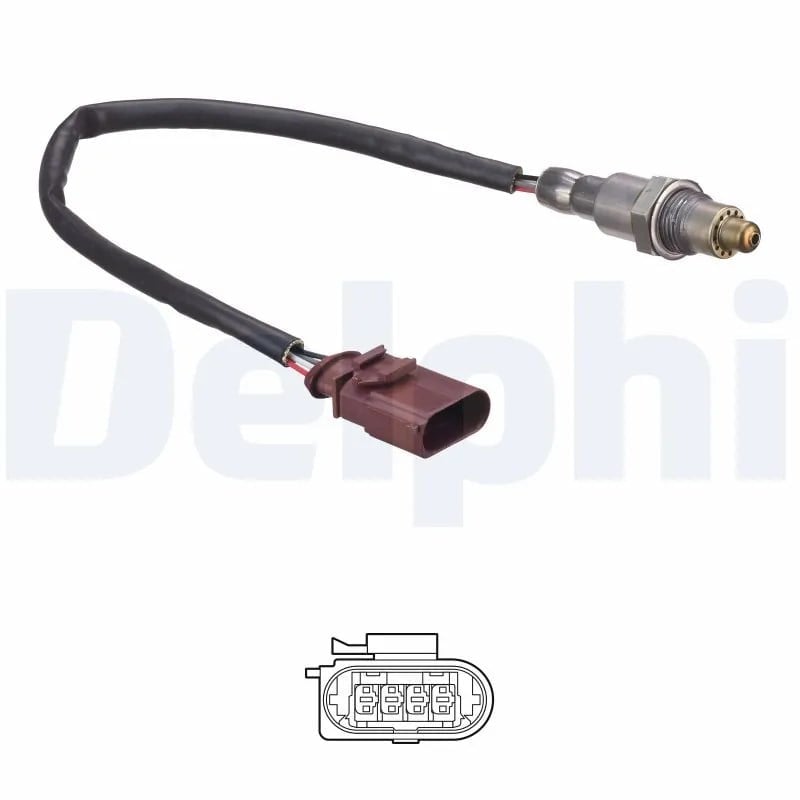 DELPHI ES21139 12B1 Oksijen Sensörü Lambda Sensörü 04E906262BH uygun fiyat hızlı kargo