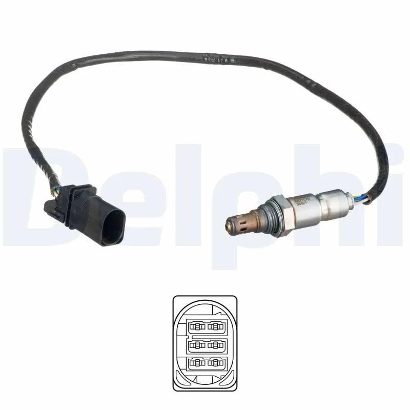 DELPHI ES21079 12B1 Oksijen Sensörü Lambda Sensörü 03L906262A uygun fiyat hızlı kargo