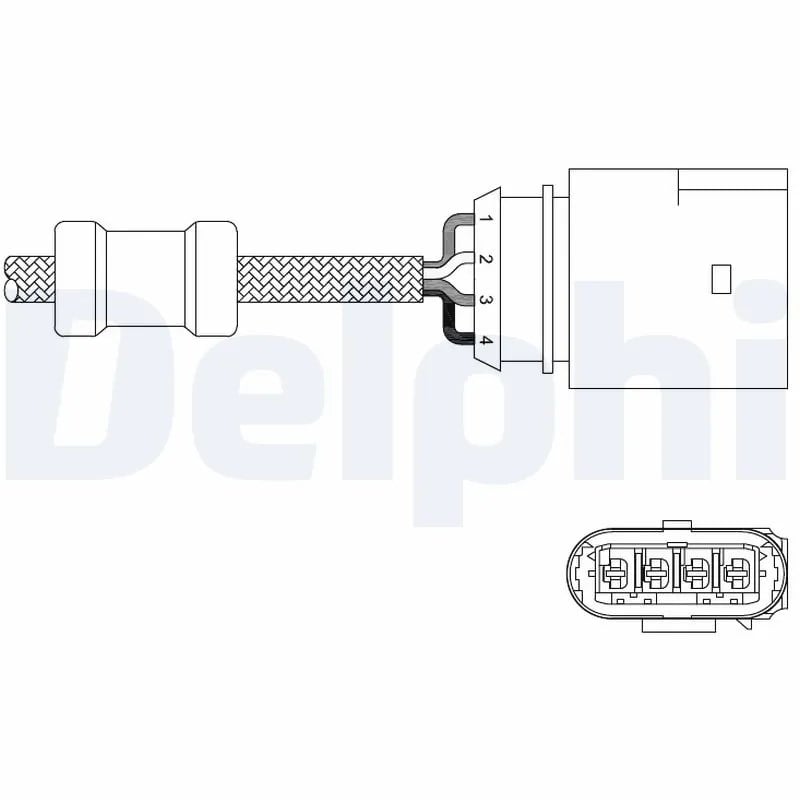 DELPHI ES20348 12B1 Oksijen Sensörü Lambda Sensörü 022906262AJ uygun fiyat hızlı kargo