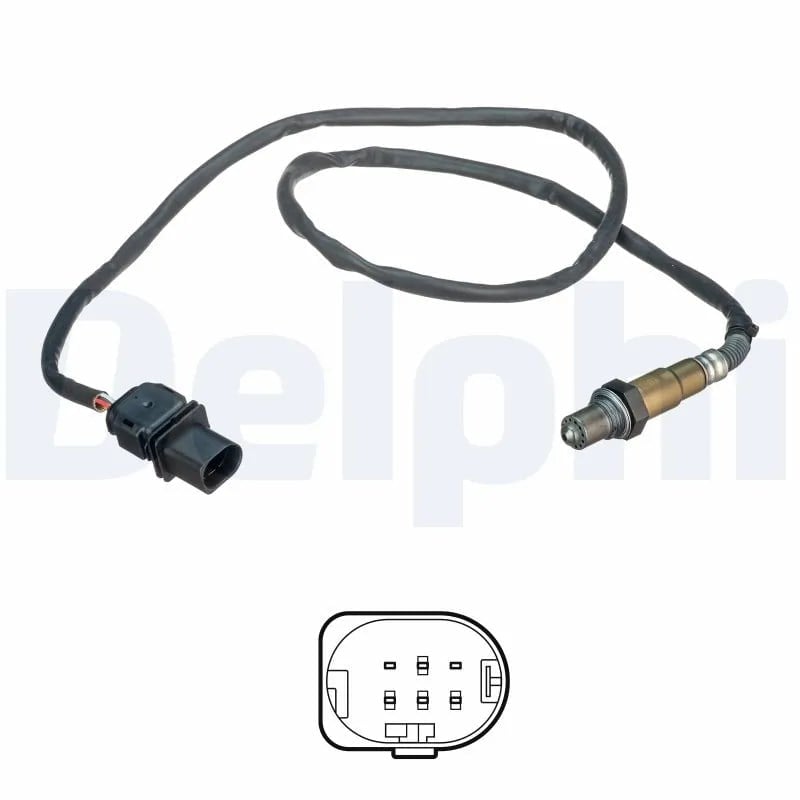 DELPHI ES21110 12B1 Oksijen Sensörü Lambda Sensörü 03G906262G uygun fiyat hızlı kargo