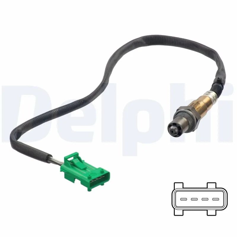 DELPHI ES21316 12B1 Oksijen Sensörü Lambda Sensörü 1618HC uygun fiyat hızlı kargo