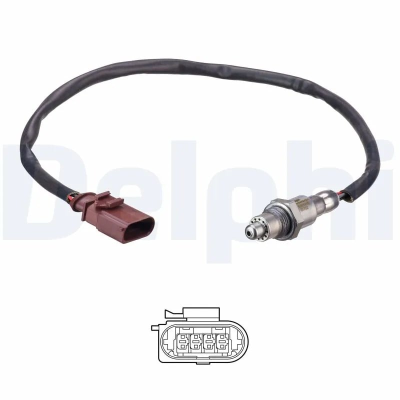 DELPHI ES21155 12B1 Oksijen Sensörü Lambda Sensörü 04C906262J uygun fiyat hızlı kargo