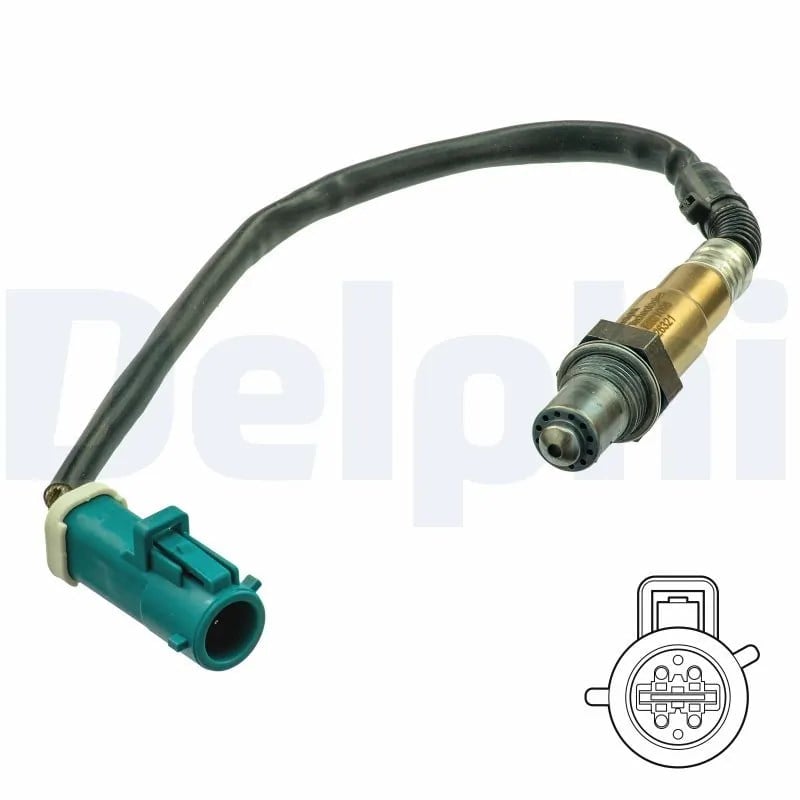 DELPHI ES21095 12B1 Oksijen Sensörü Lambda Sensörü 1351337 uygun fiyat hızlı kargo