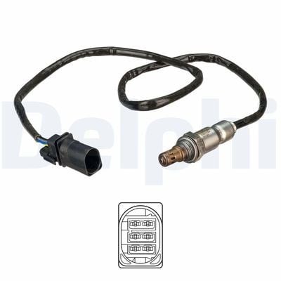 DELPHI ES21204 12B1 Oksijen Sensörü Lambda Sensörü 04L906262E uygun fiyat hızlı kargo