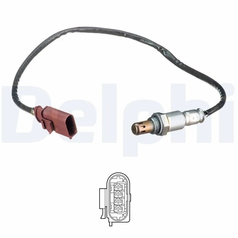 DELPHI ES21089 12B1 Oksijen Sensörü Lambda Sensörü 04E906262 uygun fiyat hızlı kargo