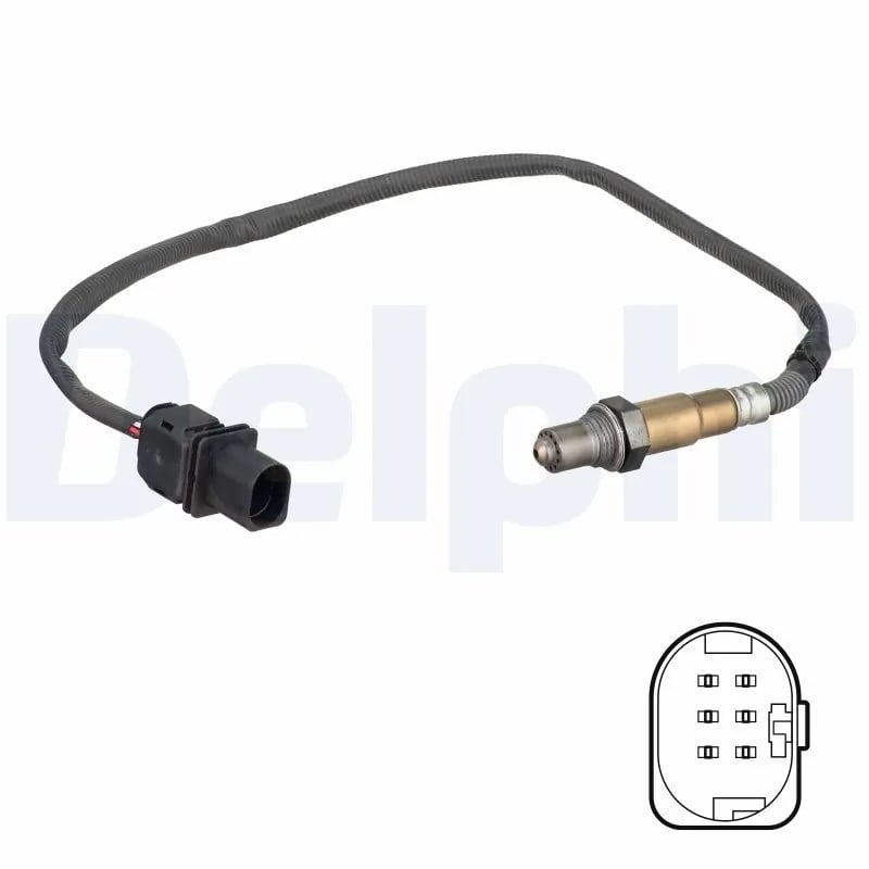 DELPHI ES21150 12B1 Oksijen Sensörü Lambda Sensörü 55572548 uygun fiyat hızlı kargo