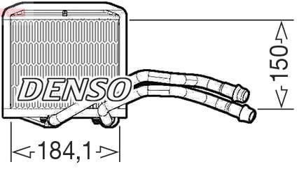 DENSO DRR09102 Kalorifer Radyatörü 1611902880 uygun fiyat hızlı kargo