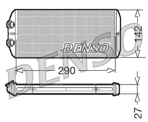 DENSO DRR07005 Kalorifer Radyatörü 6448Q6 uygun fiyat hızlı kargo