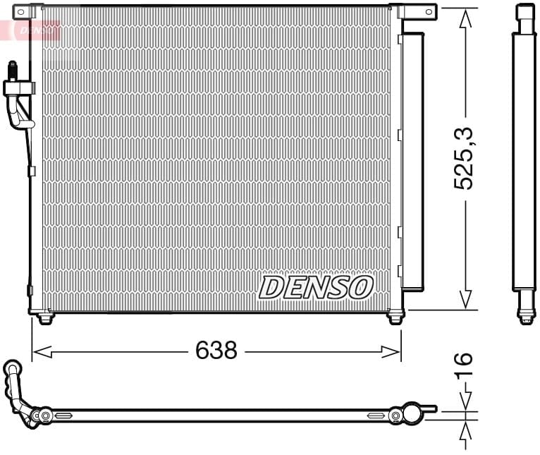 DENSO DCN10049 Klima Radyatörü 5139233 uygun fiyat hızlı kargo