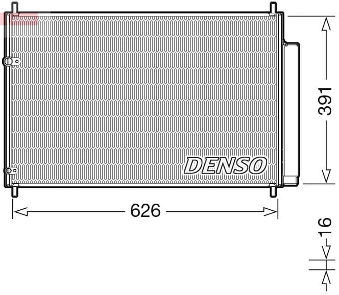 DENSO DCN50041 Klima Radyatörü 8845002280 uygun fiyat hızlı kargo