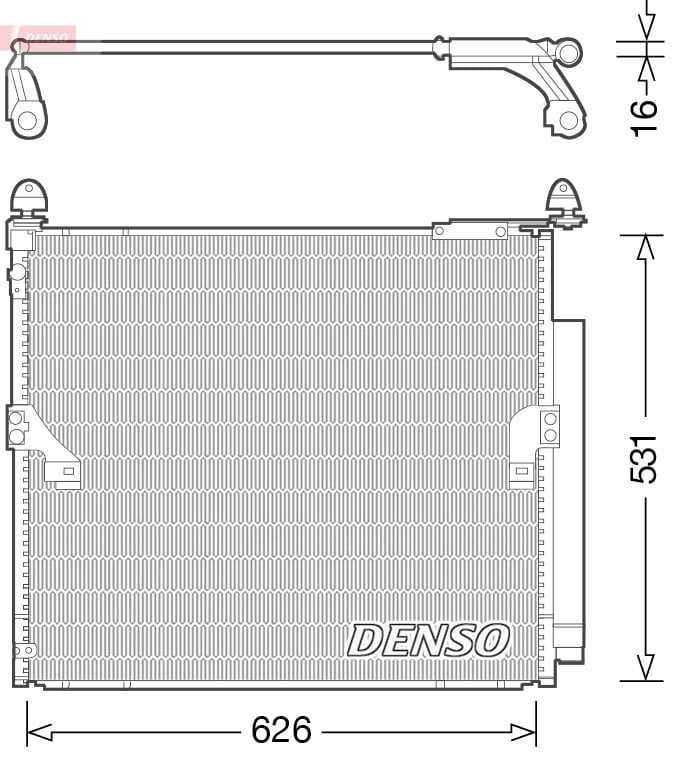 DENSO DCN50038 Klima Radyatörü 8846060420 uygun fiyat hızlı kargo
