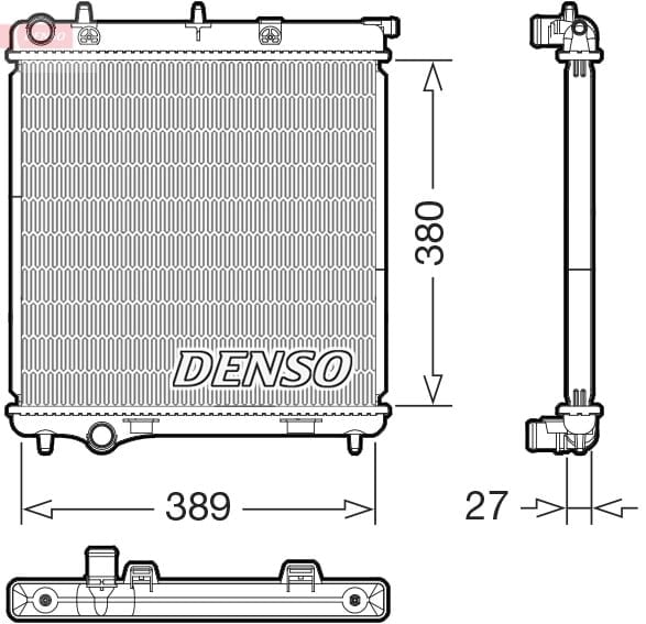 DENSO DRM21108 Su Radyatörü 1330E5 uygun fiyat hızlı kargo