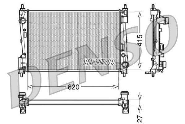 DENSO DRM09110 Su Radyatörü 1300297 uygun fiyat hızlı kargo