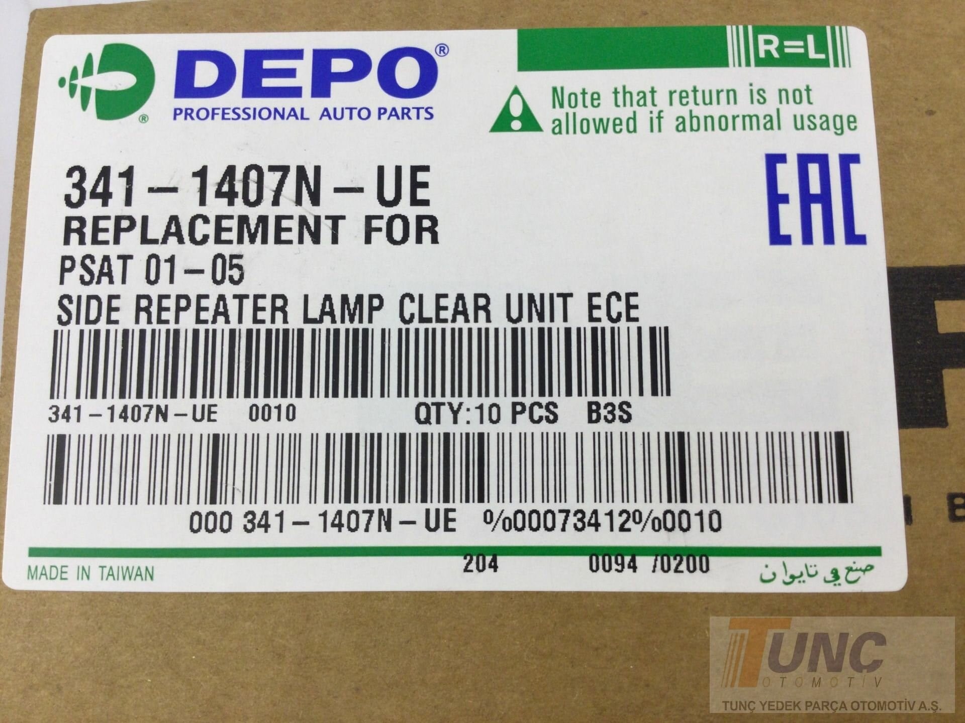 DEPO 341 1407N UE Sinyal 1J0949117 uygun fiyat hızlı kargo