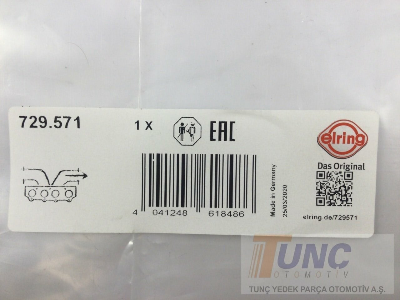 ELRING 729 571 Egzoz Manifold Contası 04L253039B uygun fiyat hızlı kargo